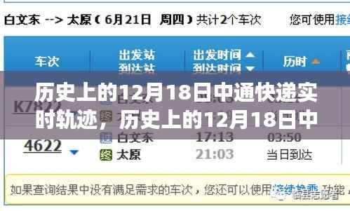 历史上的12月18日中通快递实时轨迹变迁与快递业发展洞察
