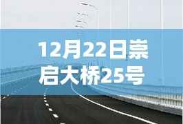 崇启大桥实时路况直播,掌握最新路况信息